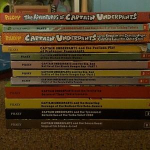 Captain Underpants full collection books 1-12